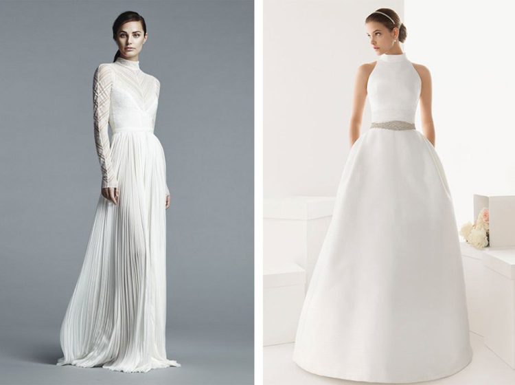 Tipos de escote de novia