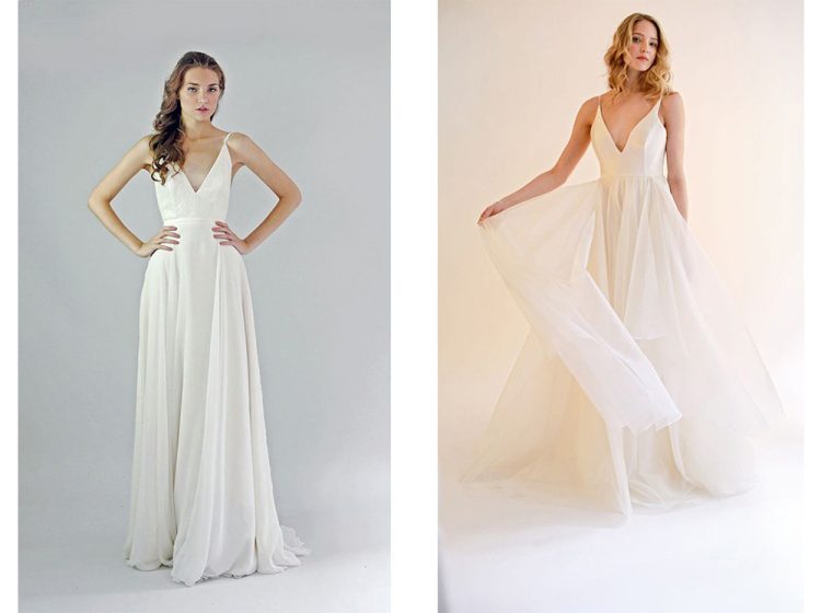 Tipos de escote de novia