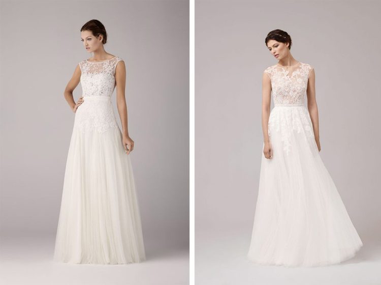 Tipos de escote de novia