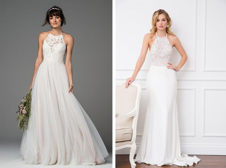 Tipos de escote de novia