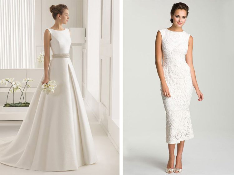 Tipos de escote de novia