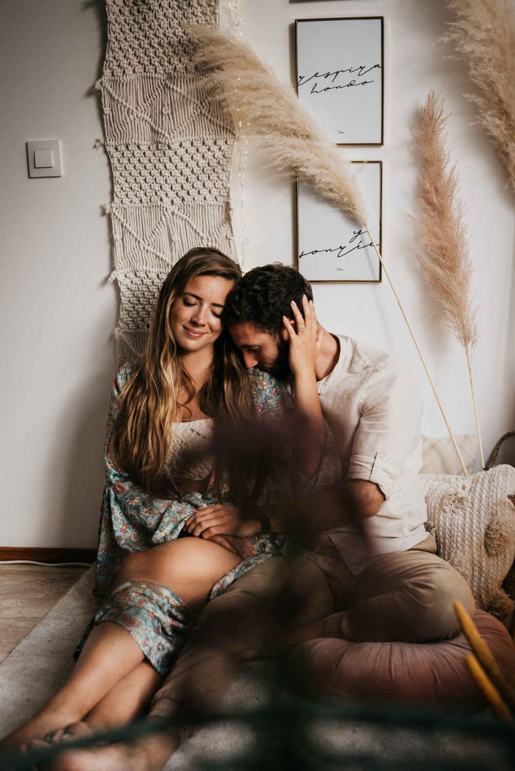 Besos, ternura, que derroche de amor, cuanta locura